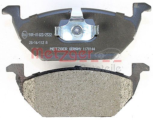 METZGER 1170144 Bremsbelagsatz, Scheibenbremse